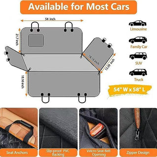 Convertible Dog Car Seat Cover